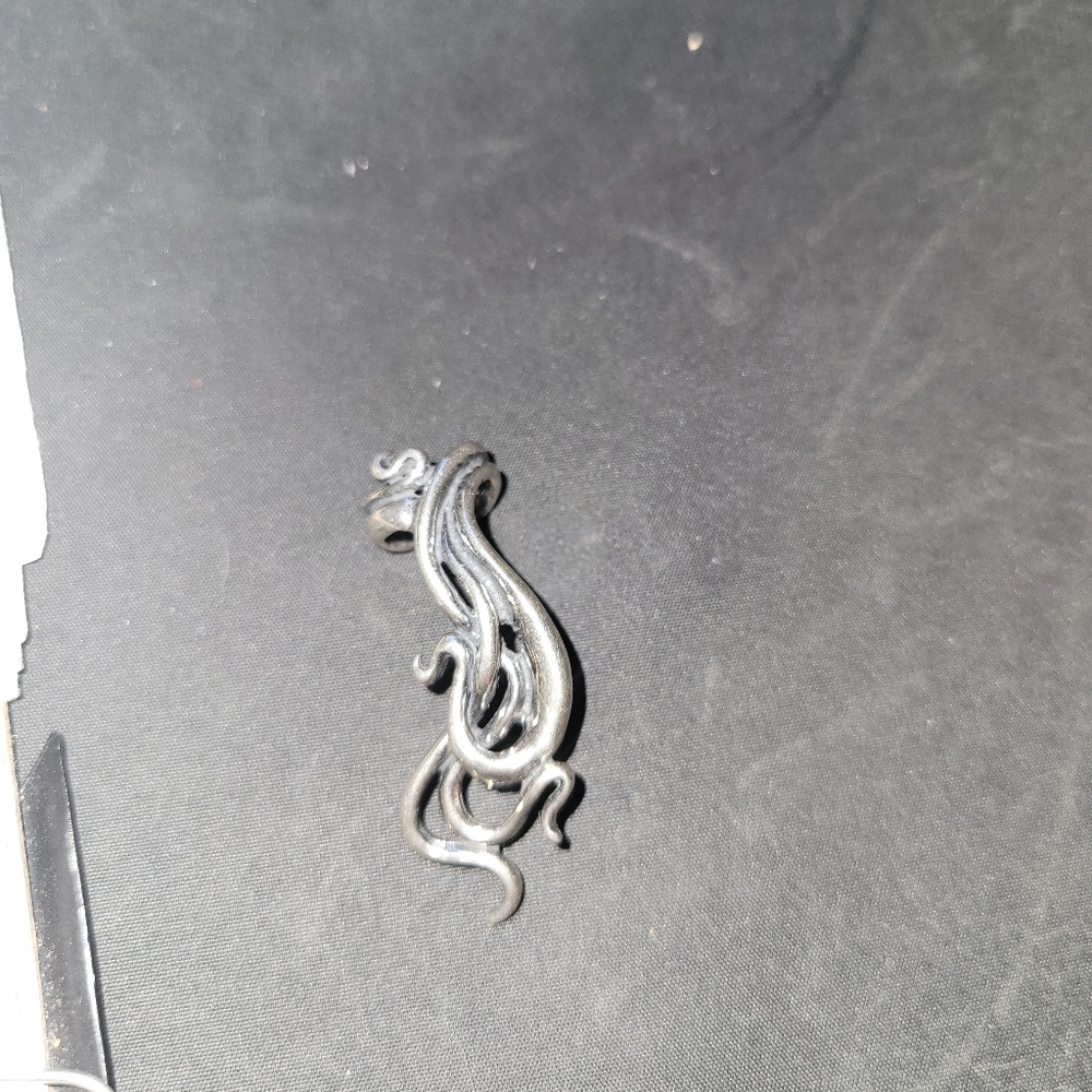 Marty Magic sterling silver earcuff.